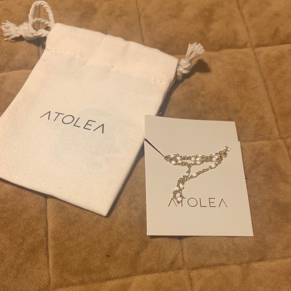 Atolea Gold Necklace with Delicate Chain